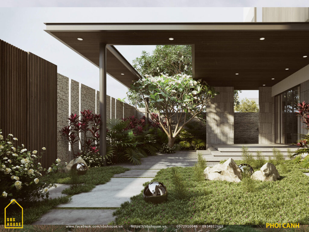 sân vườn hiện đại