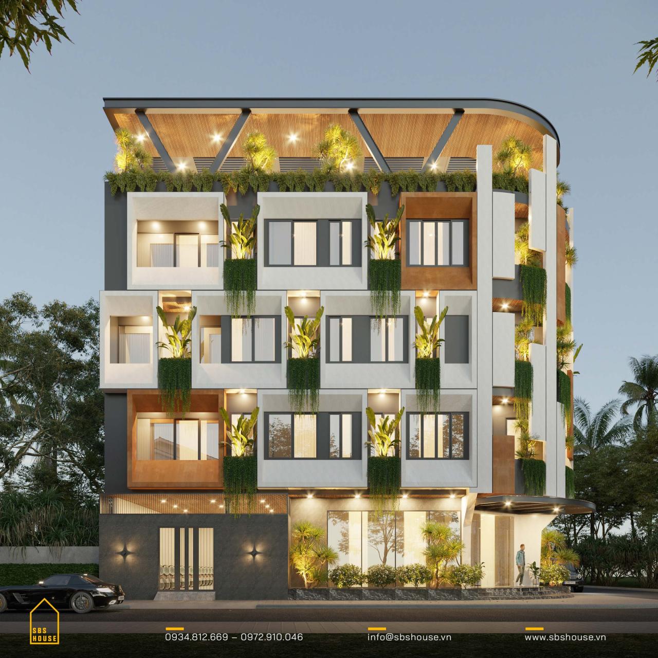 Mặt tiền căn hộ