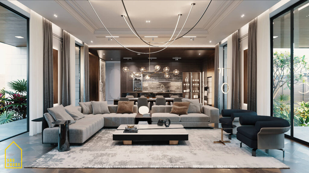 ánh sáng trong nội thất