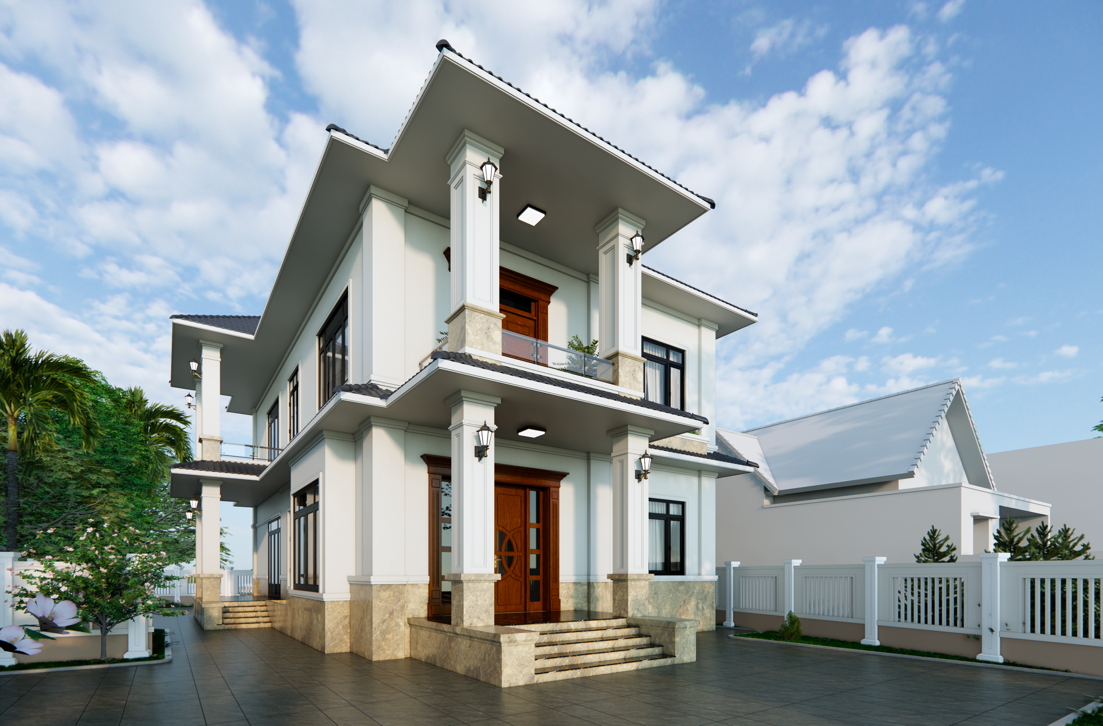 Nhà ở 2 tầng mái Thái