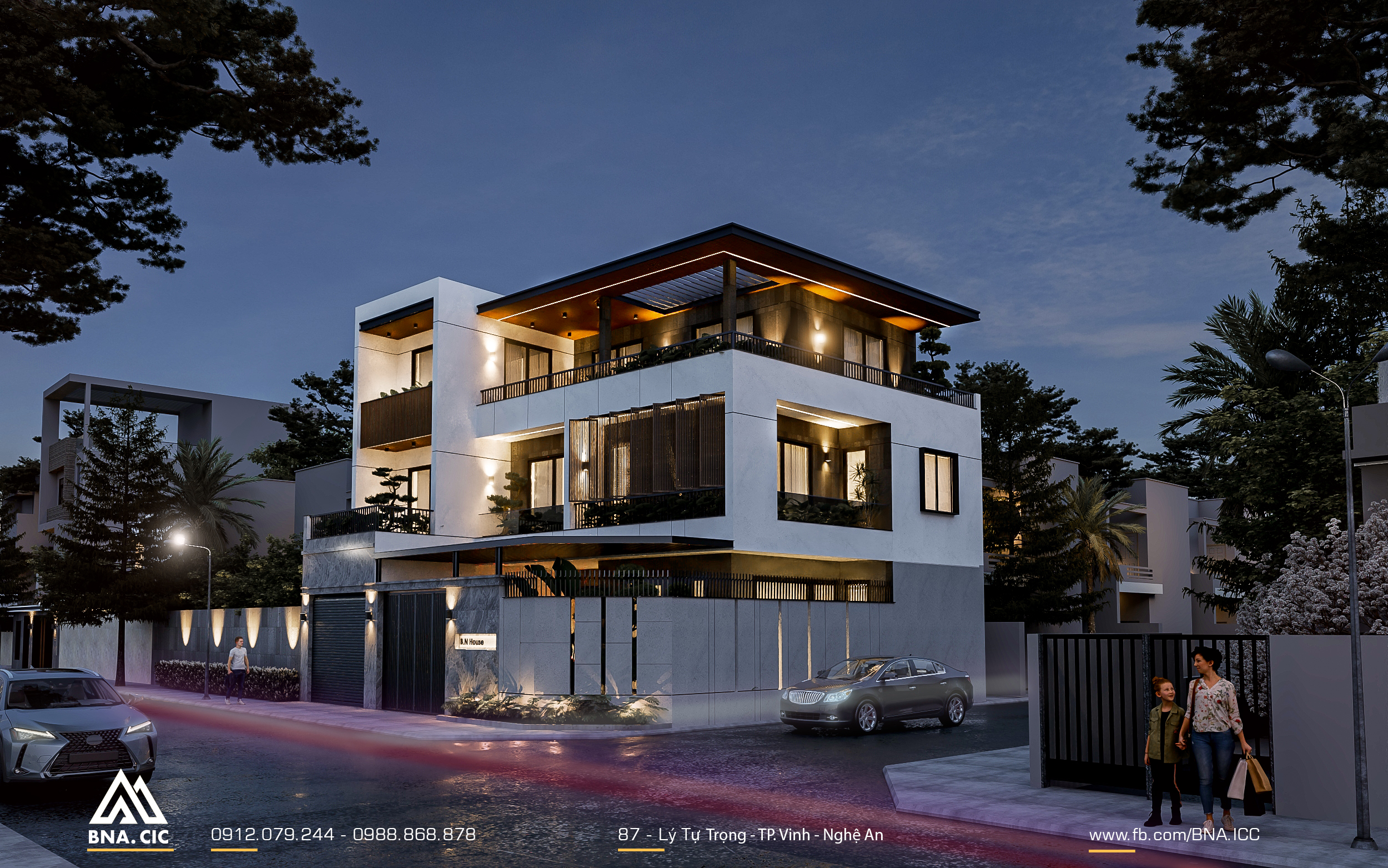 BN VILLA phong cách hiện đại - Anh Linh